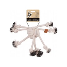 M-pets Coto Spider Örgü Köpek Oyuncağı Beyaz 38 Cm