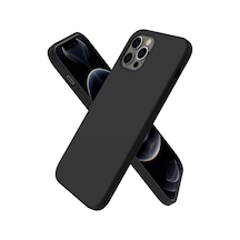 İphone 12 Pro Kılıf First Silikon - Siyah