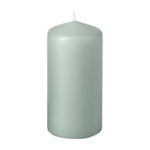 Ikea Daglıgen Cam Kaplı Kokulu Mum 6,8 X 14 Cm Kokusuz Açık Yeşil