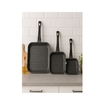 Hitit Siyah Döküm Grill 3 Lütava Seti 20/24/28 Cm - 785839080 Diğer