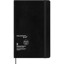 Moleskine Akıllı Dizüstü Bilgisayar, Akıllı Yazma Sistemi, Dijital Akıllı Not Defteri, Yumuşak Kapaklı, Çizgili Sayfalar Ve Pratik Lastik Kilitli, Büyük Format 13 X 21, Renk: Siyah 103 Ivory