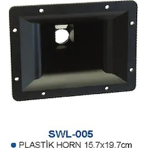 15.7X19.7Cm Plastik Kare Horn.