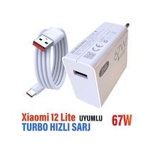 Xiaomi 12 Lite Uyumlu Şarj Aleti Ve 67w Turbo Hızlı