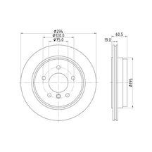 Hella 8dd355112271 Arka Fren Diski 34211166165 34216855159 34216864044 - 2 Adettir