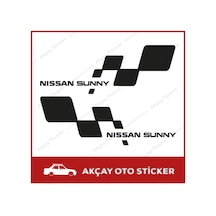 Nissan Sunny Sticker Sunny Sport Sticker Nissan Oto Sticker