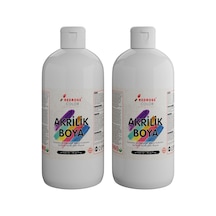 Beyaz Akrilik Boya 2'li Set 2x500gr