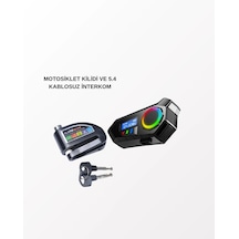 Hubrendy Kargo Bluetooth 5.4 Kablosuz İnterkom+ Motor Disk Kilidi