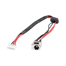 Toshiba Uyumlu Satellite L500D-15M, L500D-160 Power Jack Şarj Soketi Kab