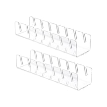 Suntek Şapka Depolama Rafı Masaüstü 2-adet-şeffaf-4mm