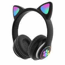Sonia STN-28 Bluetooth LED Aydınlatmalı Kulak Üstü Kedi Kulaklık