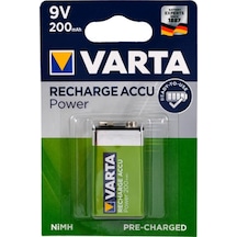 Varta  9 Volt 200 Mah Şarjlı Pil