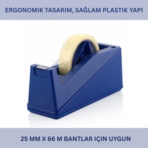 Ofis Ve Ev İçin Bant Kesici - Ergonomik, Kaydırmaz Taban, 25mm X 1