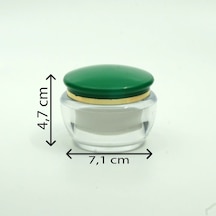Krem Kavanozu 50 Ml 5 Adet Yeşil Akrilik
