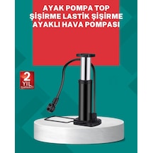 Mey Najmaddin Manuel Ayak Pompası Extra Güçlü Lastik Şişirme Pompası Najmaddin