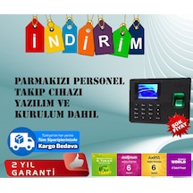 Parmak İzi  Takip Sistemi Personel Takip Programı Kurulum Dahil