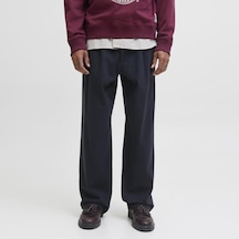 Jack & Jones Erkek Wide Leg Chino Pantalon - Bill - 12282295 Lacivert
