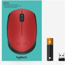 Logitech Mouse M171 Siyah-mavi-kırmızı Kablosuz Diğer
