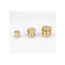 Pnömatik Pirinç Erkek Kör Tapa 1/8"