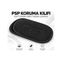 Psp Konsol Taşıma Çantası Koruma Kılıfı Soft Darbe Emici 1000 2000 3000 E1004 Uyumlu
