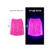 Neon - 766 - Pembe Hawaii Parti Eteği - Edntrend - 40 Cm Tüm Yaşlar