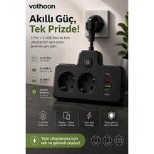 Bkl-502 Akım Korumalı 2li Priz 2 Usb Ve 2 Type-c Çıkış 4000w Hızlı Şarj Duvar Tipi Dokunmatik Led Aydınlatmal 0-2
