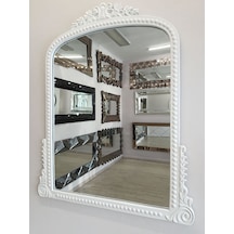 Ayna Denizi Lady White Model Beyaz Renk Dekoratif Ayna
