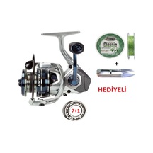 Oslo Okuma Safyre Sf-2500a 7+1bb İp Misina Sarılı Olta Makinesi