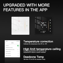 Bosphorusboutique Zigbee Yerden Uyumlu Tuya Termostat: Springsun Kontrolü, Kazan Isıtma Alexa/google Akıllı & Yu