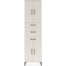 Arges Dolap 3 Raflı 3 Çekmeceli 4 Kapaklı 60x30x221 Aytaşı-aytaşı Aytası