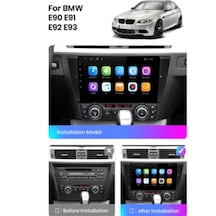 Foxus Bmw E90 91 93 03 2004 2012 4gb Ram 64gb Hafıza Android Dokunmatik Ekran Oto Teyp - Carplay Wifi Gps Bluetooth Kamera Destekli Oem