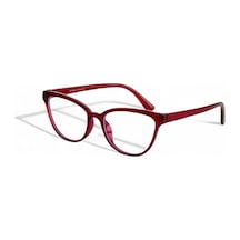 Cat Eye Blue Block Gözlük Optik Uyumlu Koruyucu Desenli