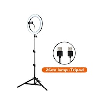 Ring Fill Light 24 W 5500 K Led Halka Işık + 180 CM Tripod