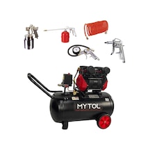 Mytol MYK0501 1.5 Hp 50 lt Yüksek Hızlı Hava Kompresörü + 5 Parça Max Extra W200C5-S Havalı Set