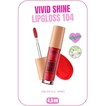 Callista Vivid Shine Lipgloss Nemlendiricili Dudak Parlatıcısı 104 Candy Apple