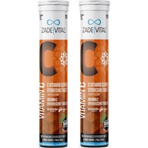 Zade Vital Vitamin C Efervesan 20 Tablet 2 Adet