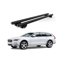 Kanca Volvo V90 Cross Country 2017 Ve Sonrası Uyumlu Siyah Kilitli Ara Atkı 120cm Port Bagaj Tavan Barı