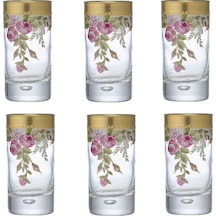 Pasabahce Nevbahar Footless Glass Cup 6 Pcs - 1 Adet Cok Renkli