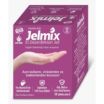 Jelmix Tek Kullanımlık Mor El Dezenfektan Jeli 20 Paket