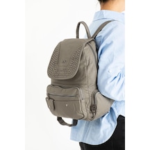 Baginn Y. S.deri Kadın Sırt Çantası Troklu Model Çok Cepli Günlük Kullanım İçin İdeal 30 25 Cm 001