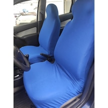Üniversal Yazısız Mavi Oto Atlet Servis Kılıfı 4 Parça Ser-032