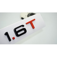 Dk Tuning 1.6 T Bagaj Siyah Kırmızı 3m Yazı Logo Audi İle Uyumlu