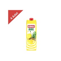 Dimes Ananas Suyu 1 L X 4 Adet