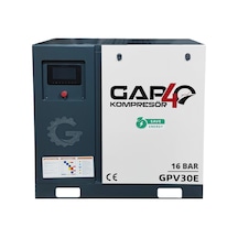 İnventörlü Vidalı Hava Kompresörü 16 Bar 30 Hp