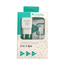Goldplay 5 Volt 3.0 Amper Hızlı Micro Usb Ev Şarj ve Data K