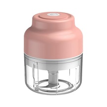 Sarımsak Ezici Kırıcı Elektrikli Mutfak Gıda Doğrayıcı Usb Taşınabilir Kıyma Makinesi Sebze Doğrayıcı Mutfak Aletleri İçinpembe Siyah