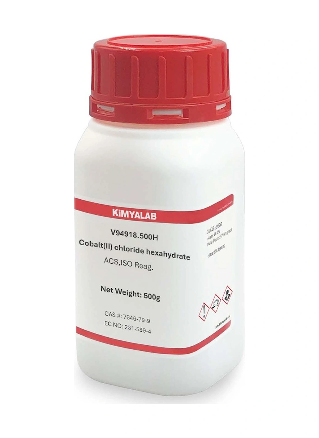 Kimyalab Kobalt Klorür Cobalt Chloride Hexahydrate 500 G
