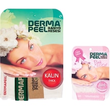 Dermapeel Kalın Banyo Kesesi + Pink Touch Yüz Kesesi Beyaz