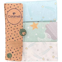 Caramell 3'lü Çok Amaçlı Battaniye 80x90 Cm 9392