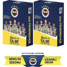 Fenerbahçe Pulse Lisanslı Futbolcu Kartları 2 Kutu 20 Adet 2025 - 2026 Sezonu