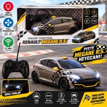 Renault Megane R.s. Işıklı Uzaktan Kumandalı Araba 1:20 Çok Renkli
